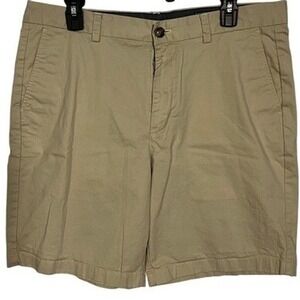 Vineyard Vines Breaker Shorts Mens 35 Khaki Flat Front Chino Stretch Classic Fit